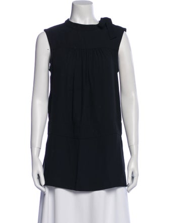 Marni Mock Neck Sleeveless Tunic
