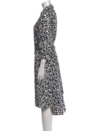 Marni Floral Print Midi Length Dress