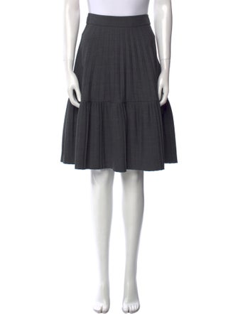 Marni Pleated Accents Knee-Length Skirt