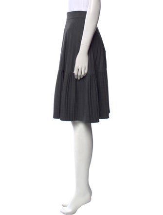 Marni Pleated Accents Knee-Length Skirt