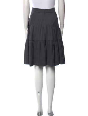 Marni Pleated Accents Knee-Length Skirt