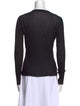 Marni Crew Neck Long Sleeve Button-Up Top
