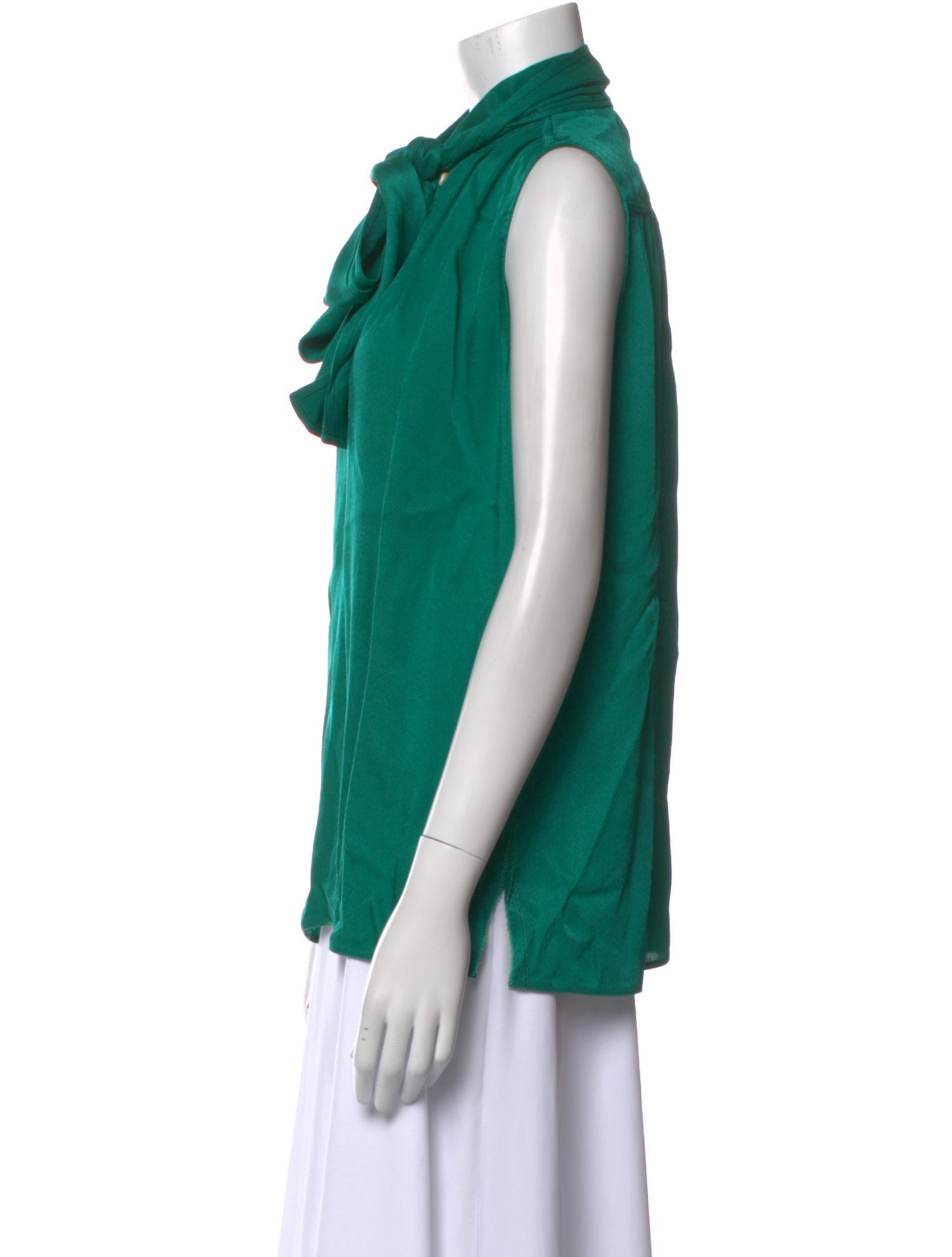 Marni Cowl Neck Sleeveless Blouse