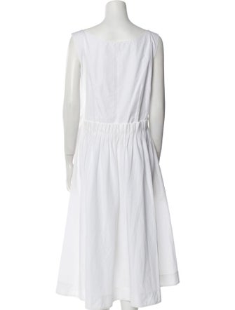 Marni Scoop Neck Long Dress