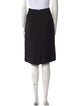 Marni Raw-Edge Trim Knee-Length Skirt