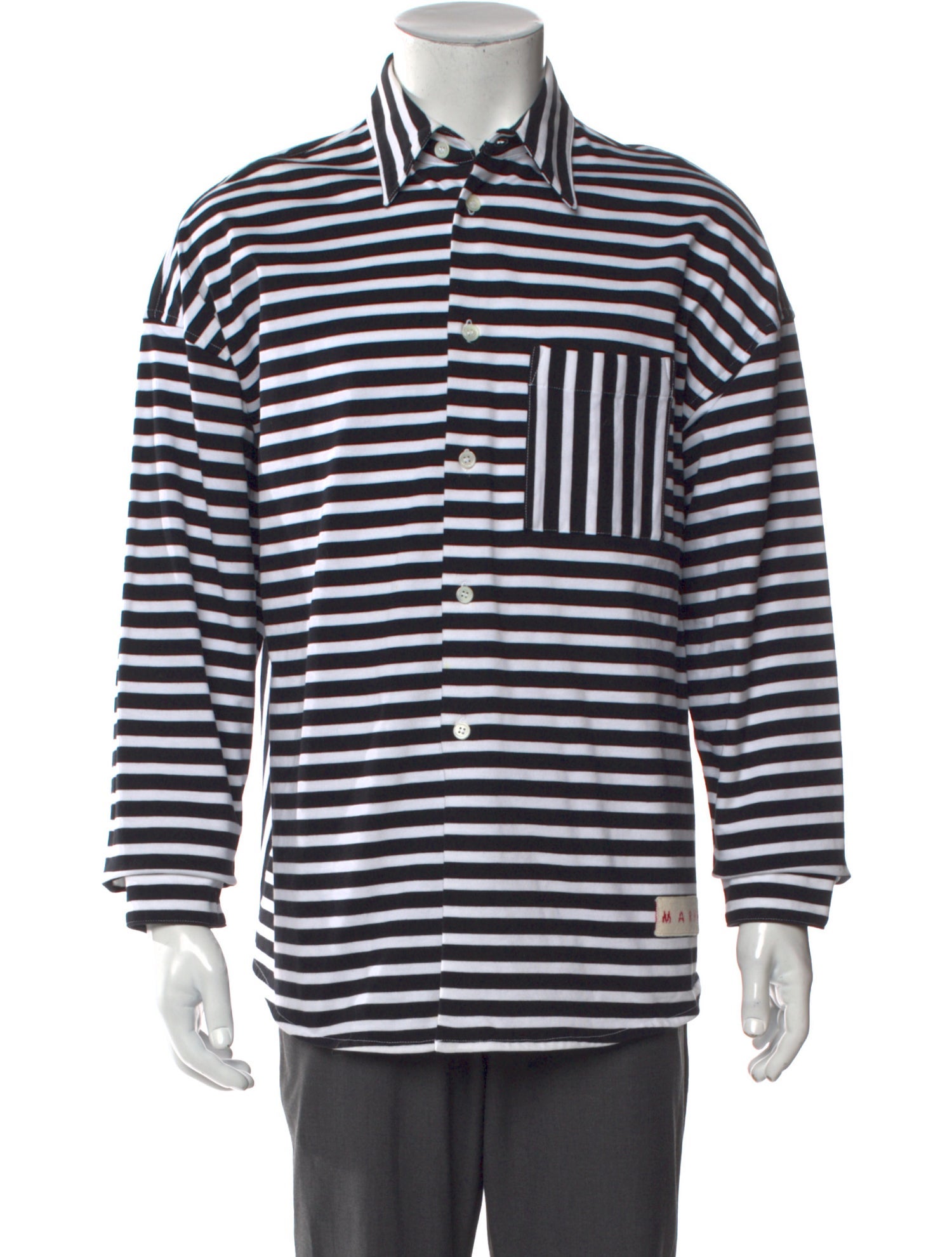 Marni Striped Long Sleeve Shirt