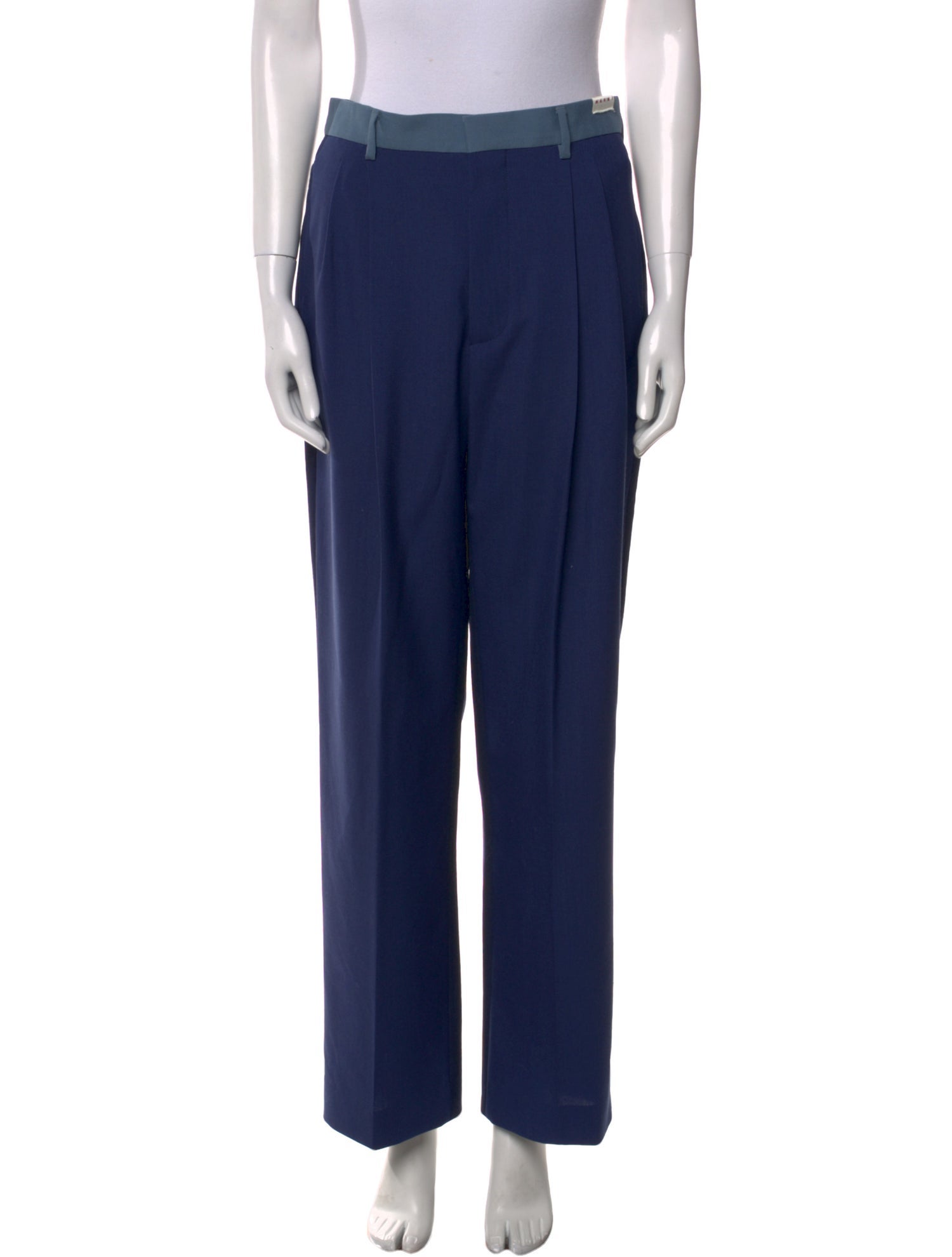 Marni Virgin Wool Straight Leg Pants