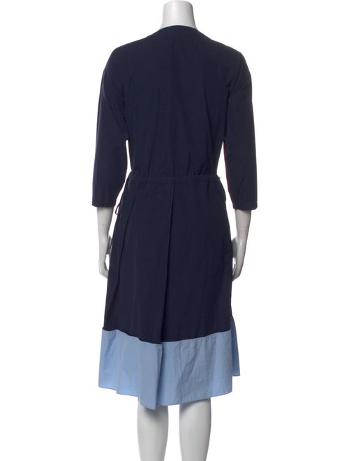 Marni V-Neck Midi Length Dress