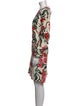 Marni Floral Print Midi Length Dress