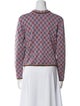 Marni Plaid Print Mock Neck Sweatshirt