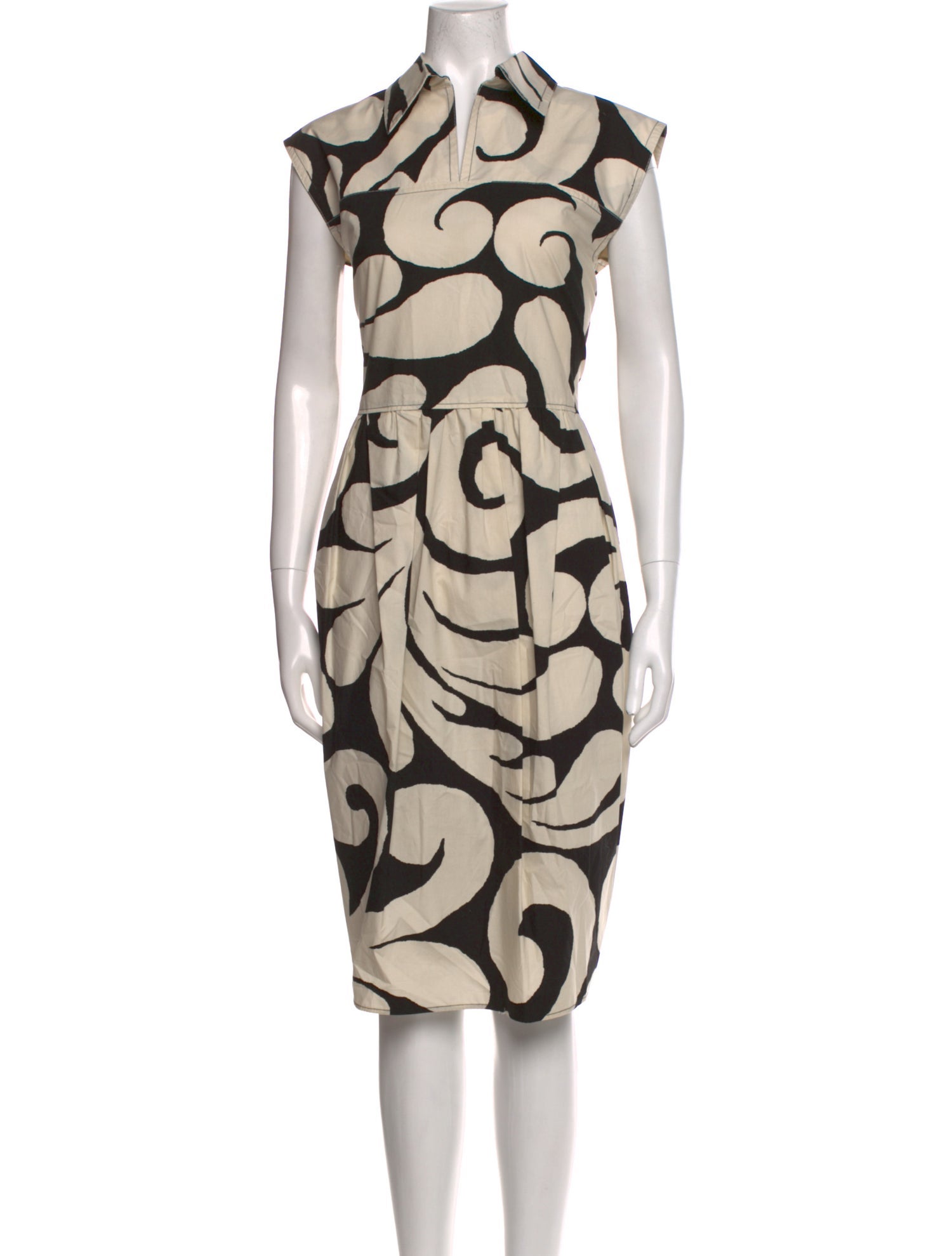 Marni Printed Midi Length Dress