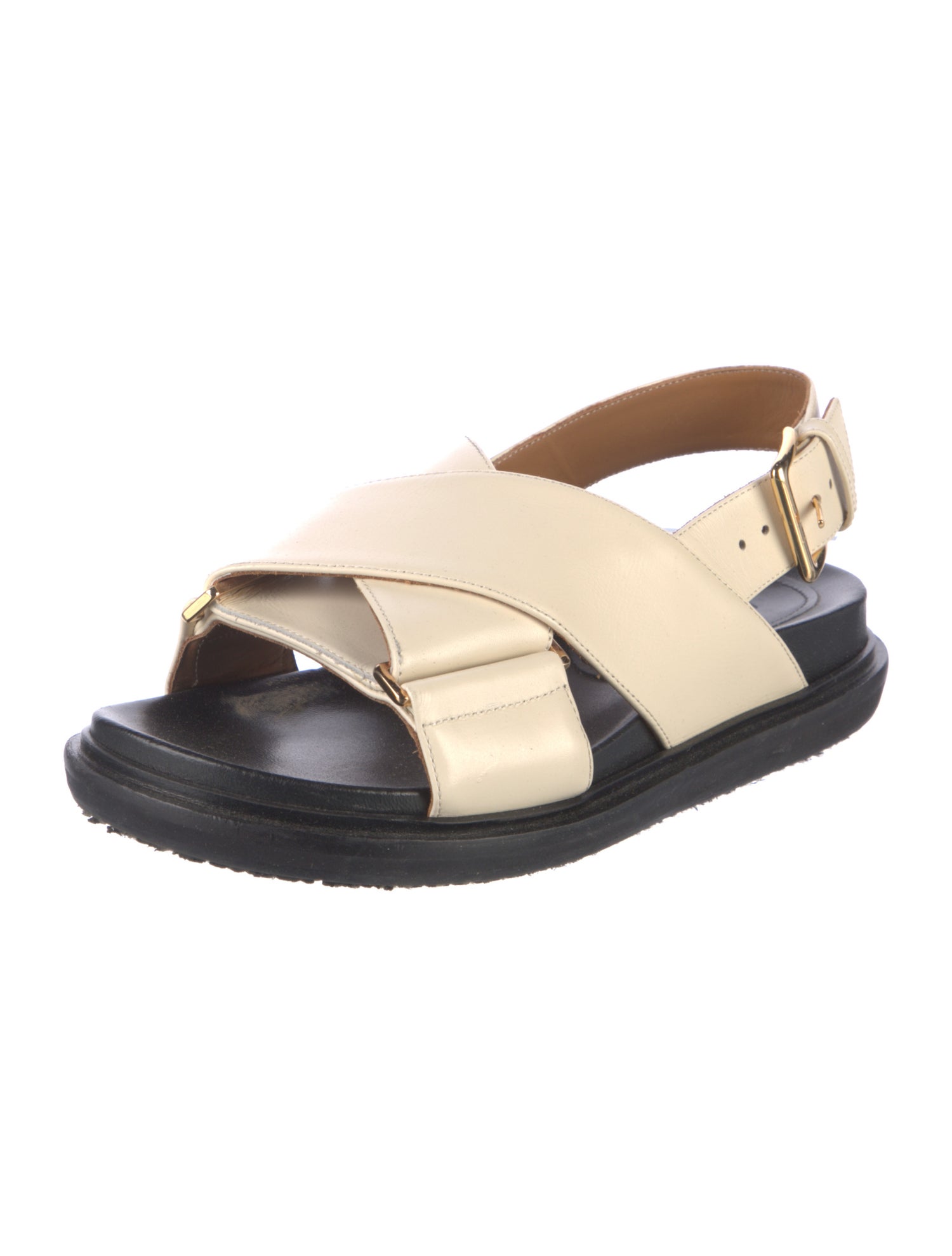 Marni Leather Slingback Sandals