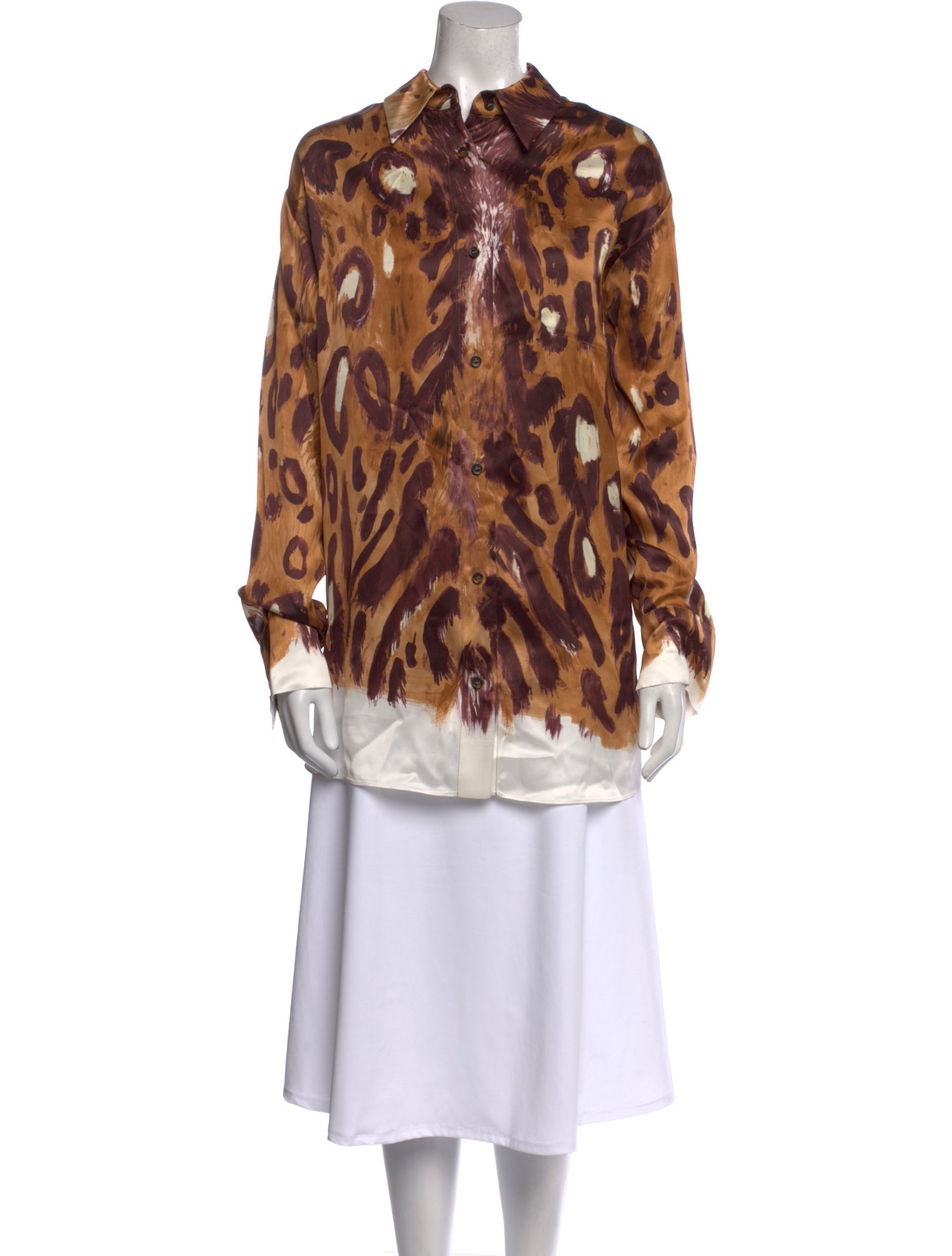 Marni Animal Print Mock Neck Tunic w/ Tags
