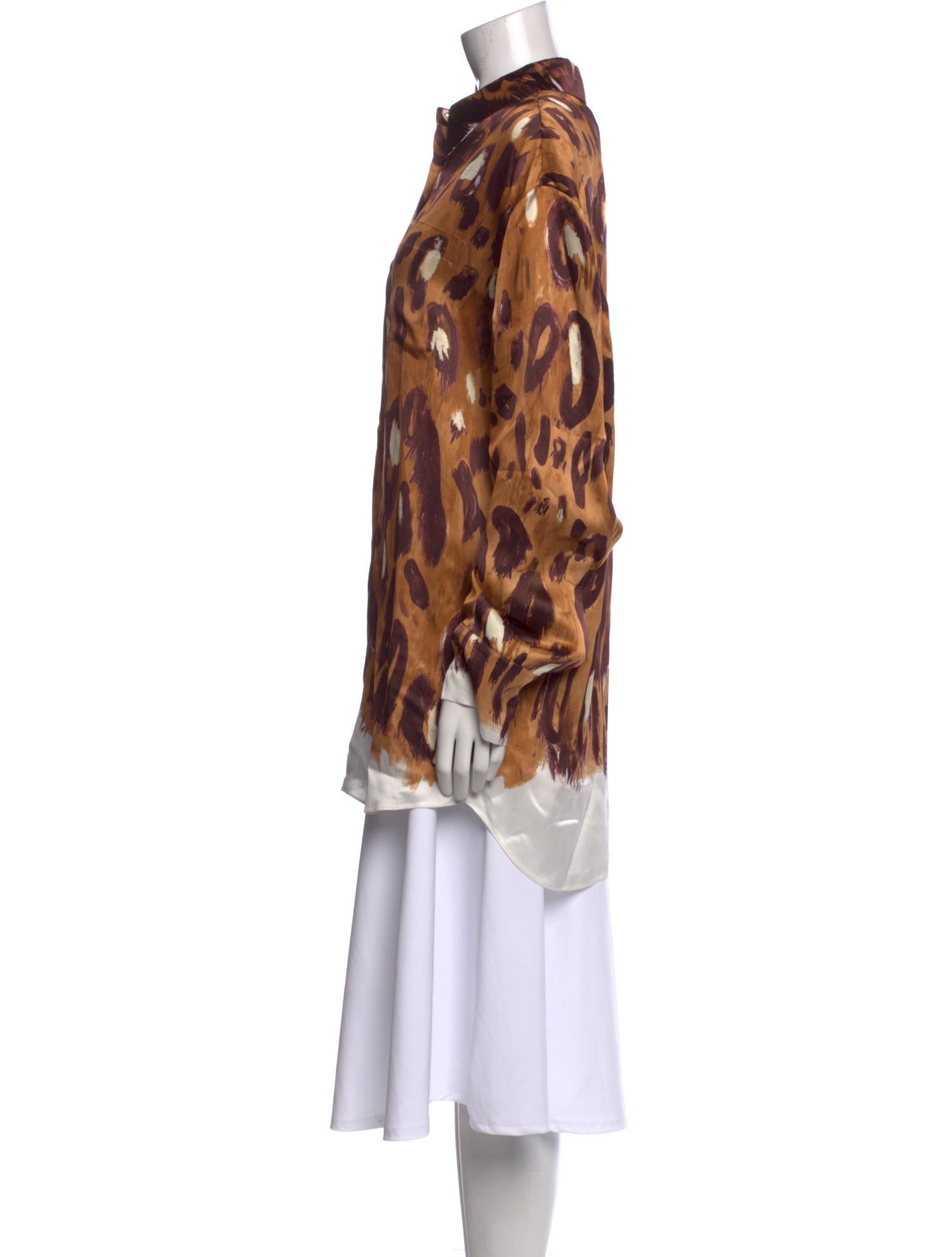 Marni Animal Print Mock Neck Tunic w/ Tags