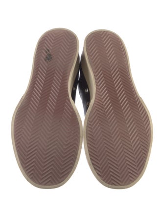 Marni Leather Colorblock Pattern Sneakers