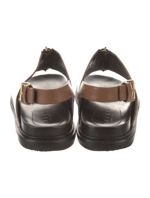 Marni Leather Slingback Sandals