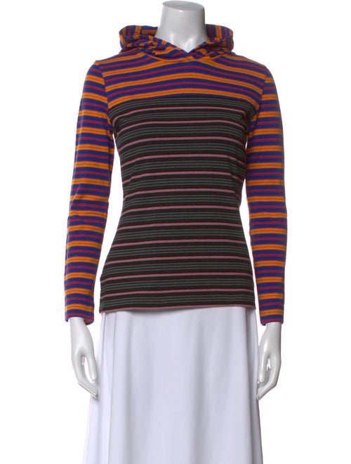 Marni Striped Crew Neck Hoodie