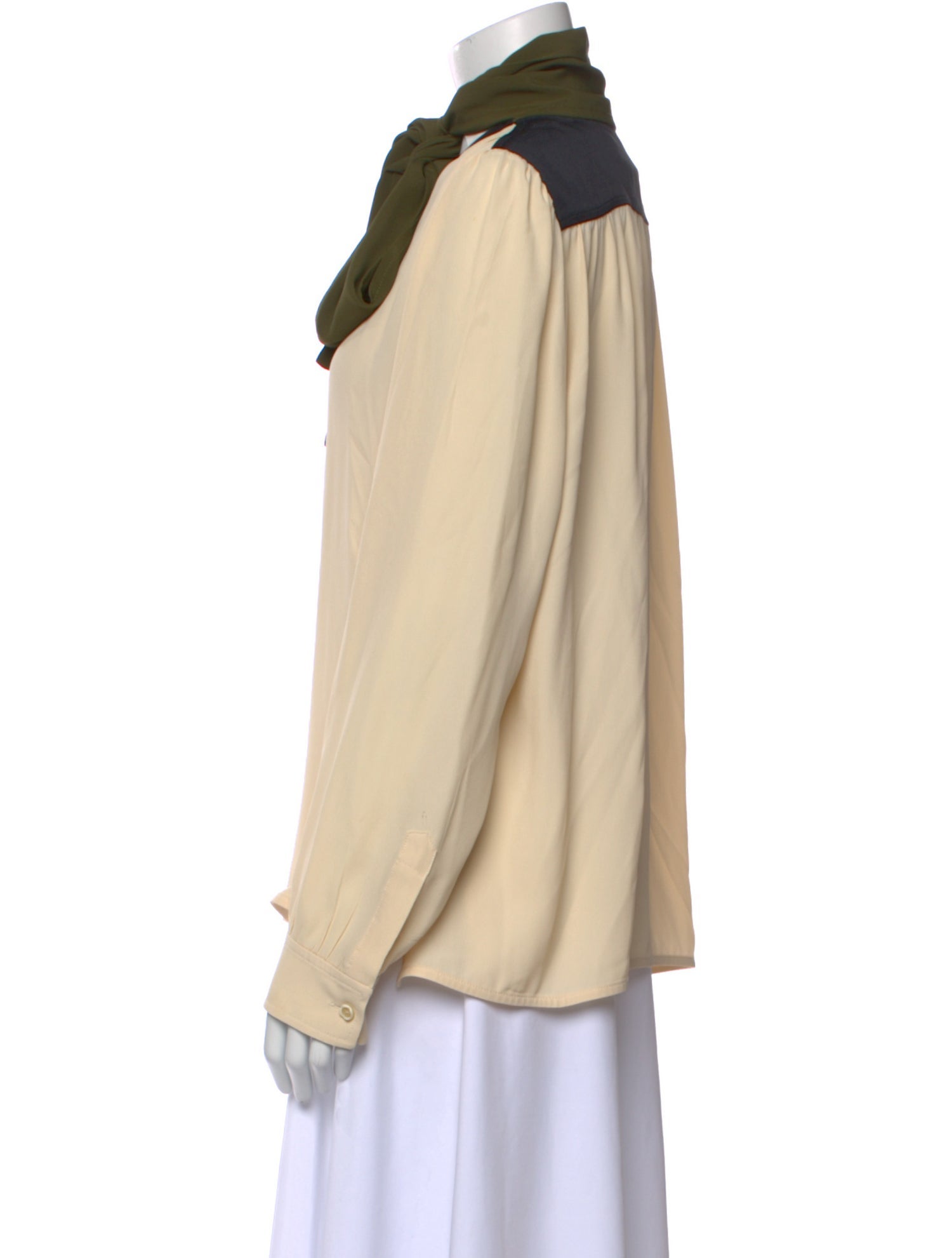 Marni Tie Neck Long Sleeve Blouse