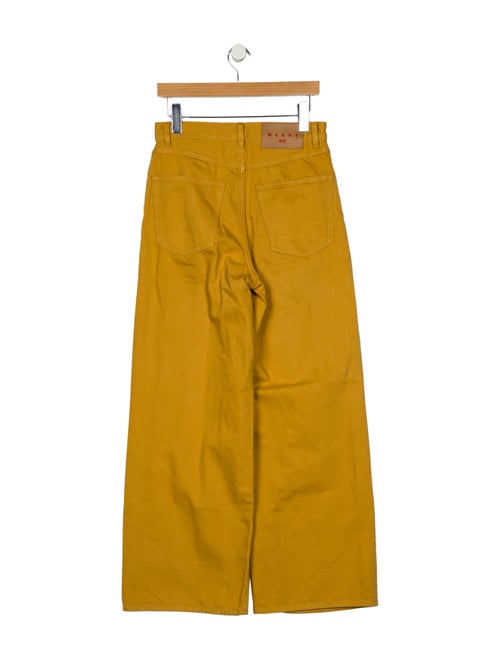 Marni High-Rise Wide Leg Jeans