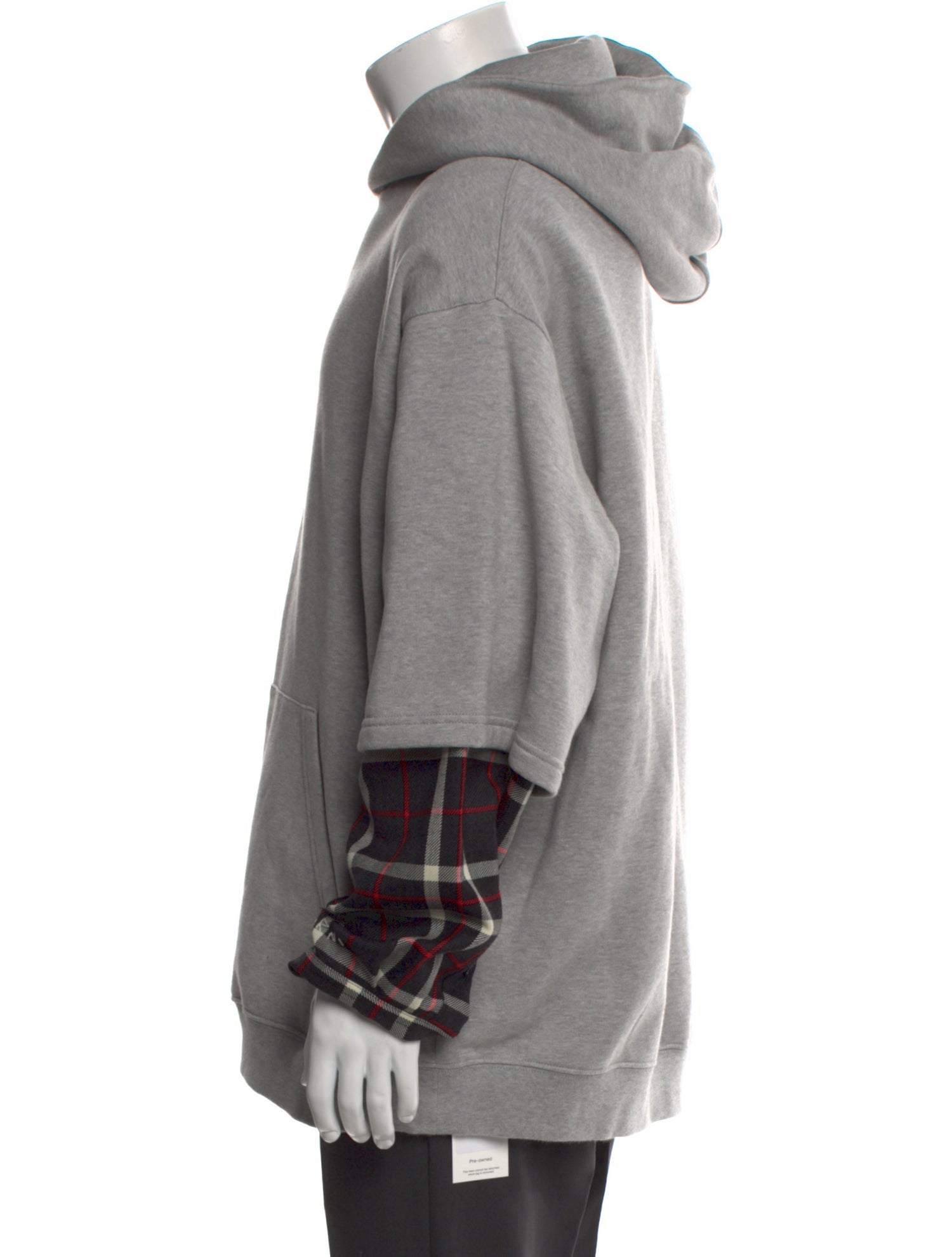 Marni Plaid Print Crew Neck Hoodie w/ Tags