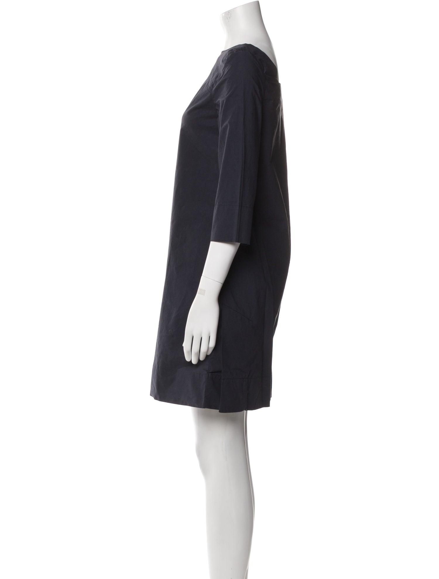 Marni Bateau Neckline Mini Dress