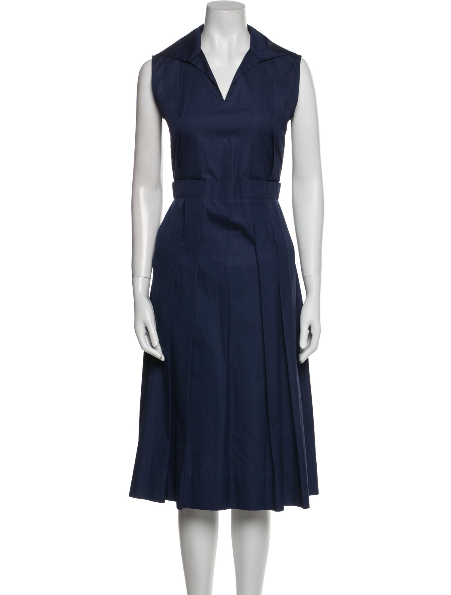 Marni V-Neck Midi Length Dress