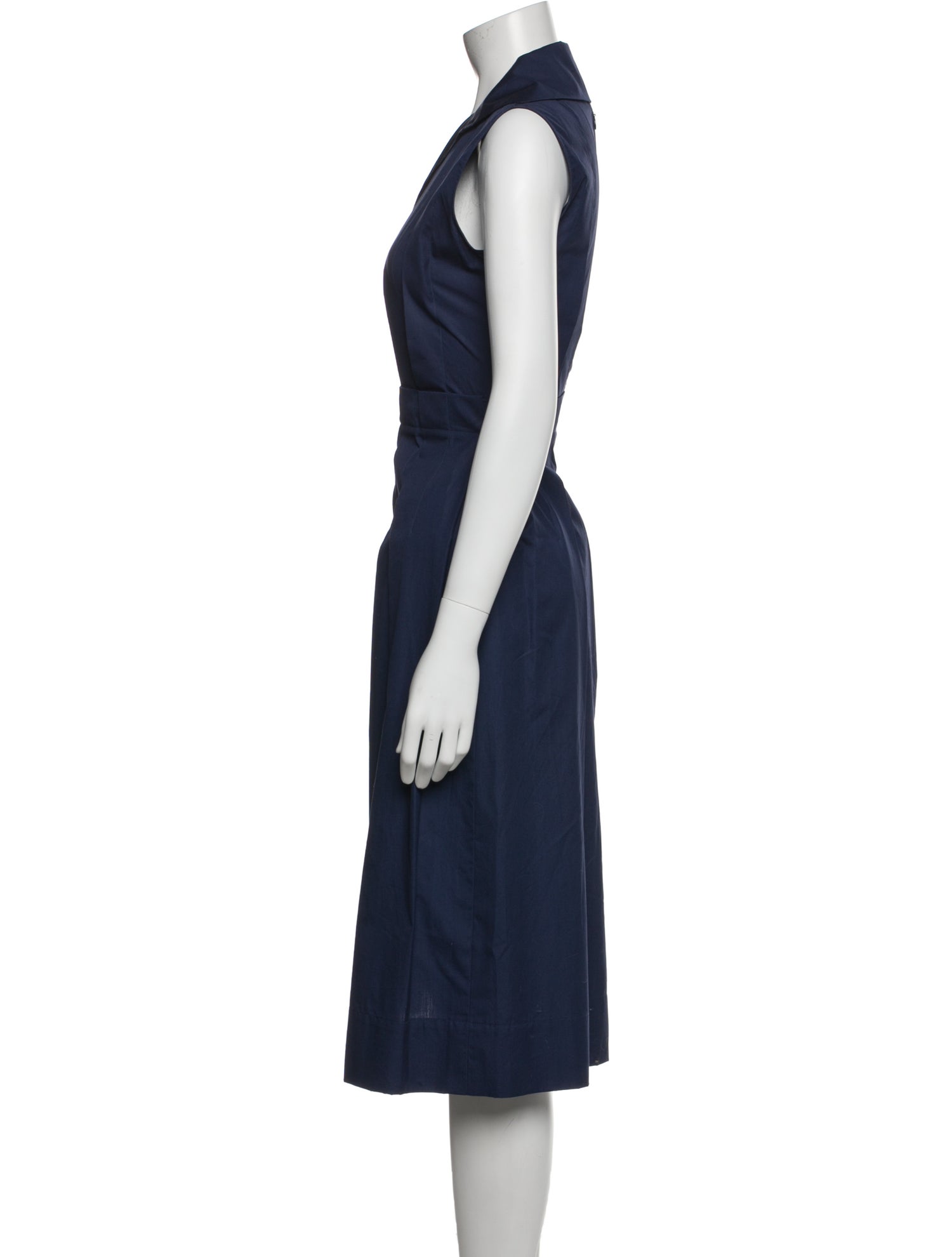 Marni V-Neck Midi Length Dress