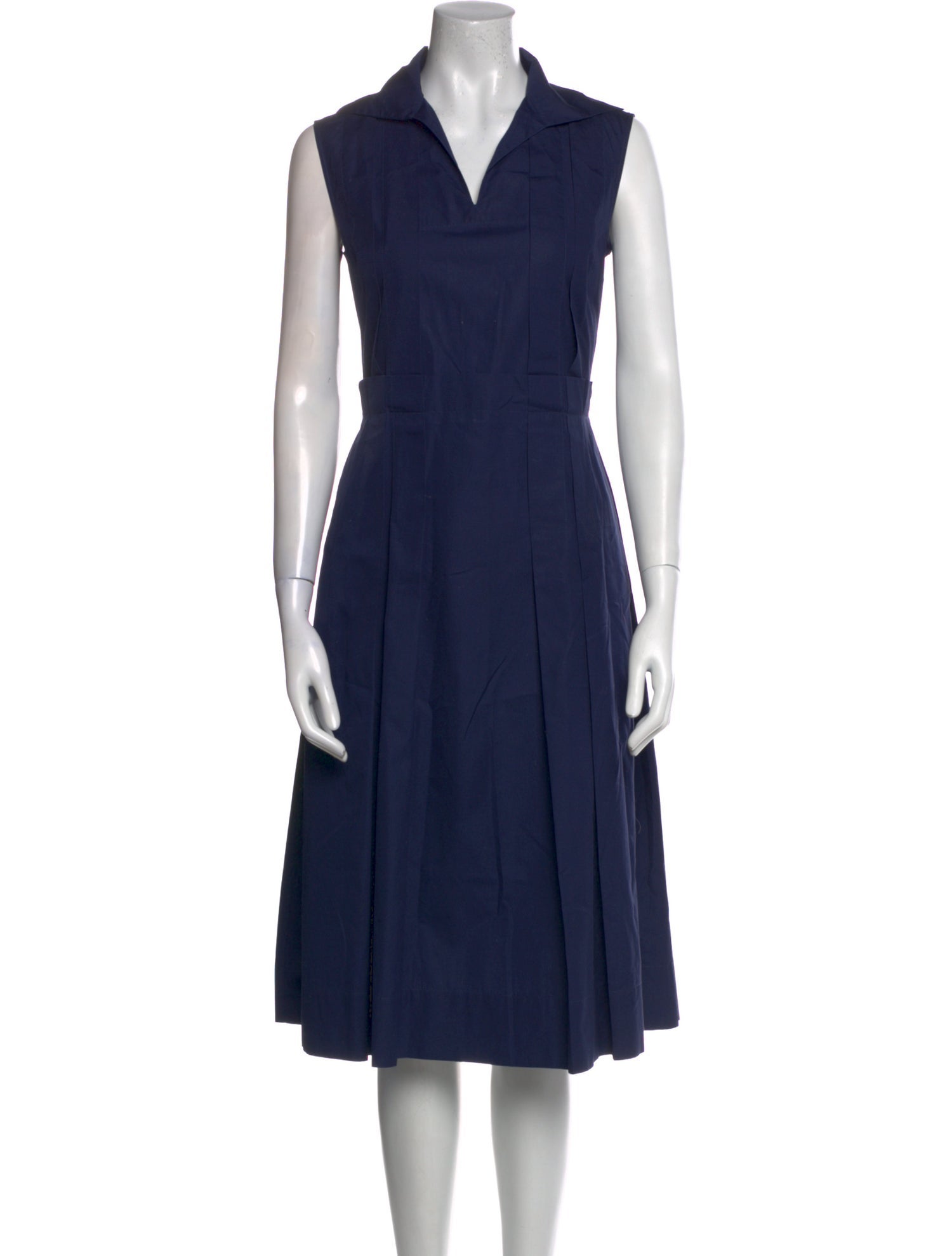 Marni V-Neck Midi Length Dress