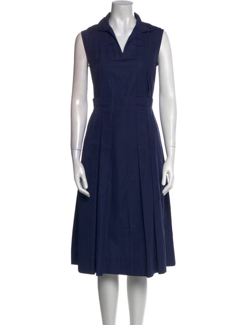 Marni V-Neck Midi Length Dress