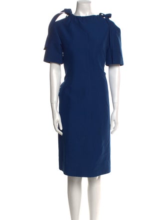 Marni Crew Neck Knee-Length Dress