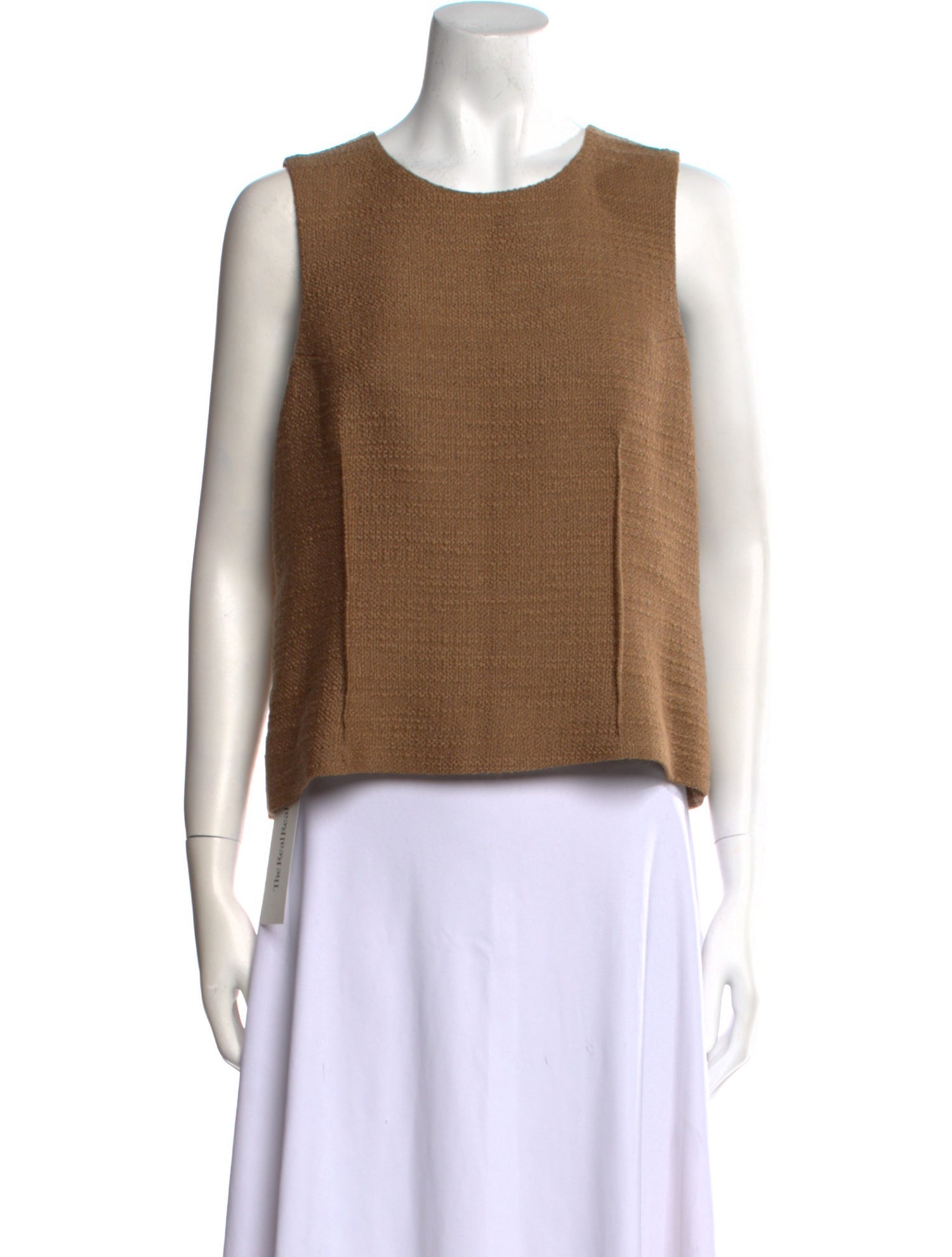 Marni Crew Neck Sleeveless Crop Top