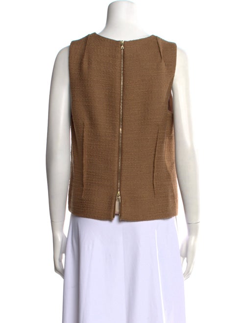 Marni Crew Neck Sleeveless Crop Top