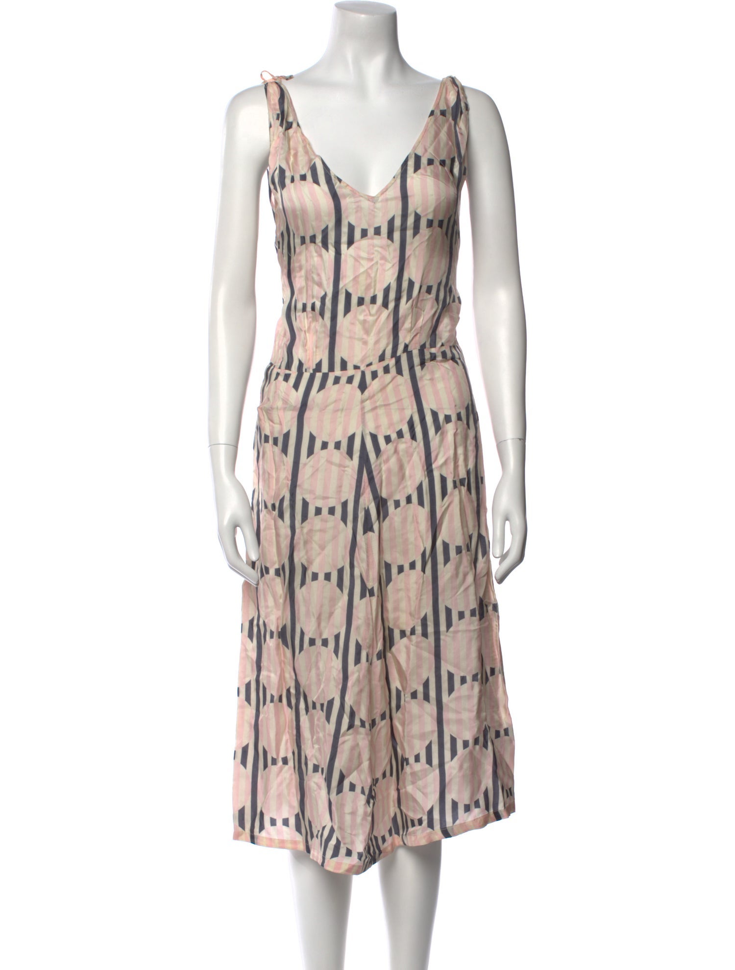 Marni Printed Midi Length Dress