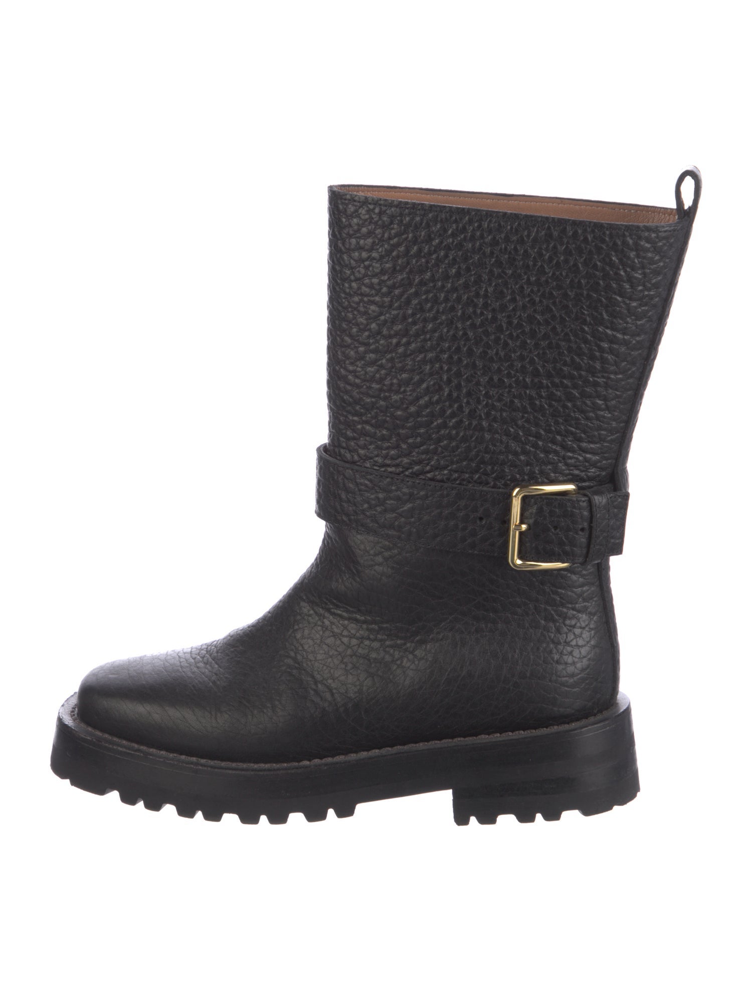 Marni Leather Moto Boots