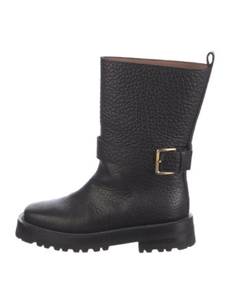 Marni Leather Moto Boots
