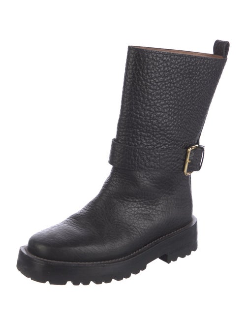 Marni Leather Moto Boots