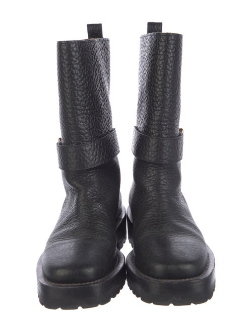Marni Leather Moto Boots