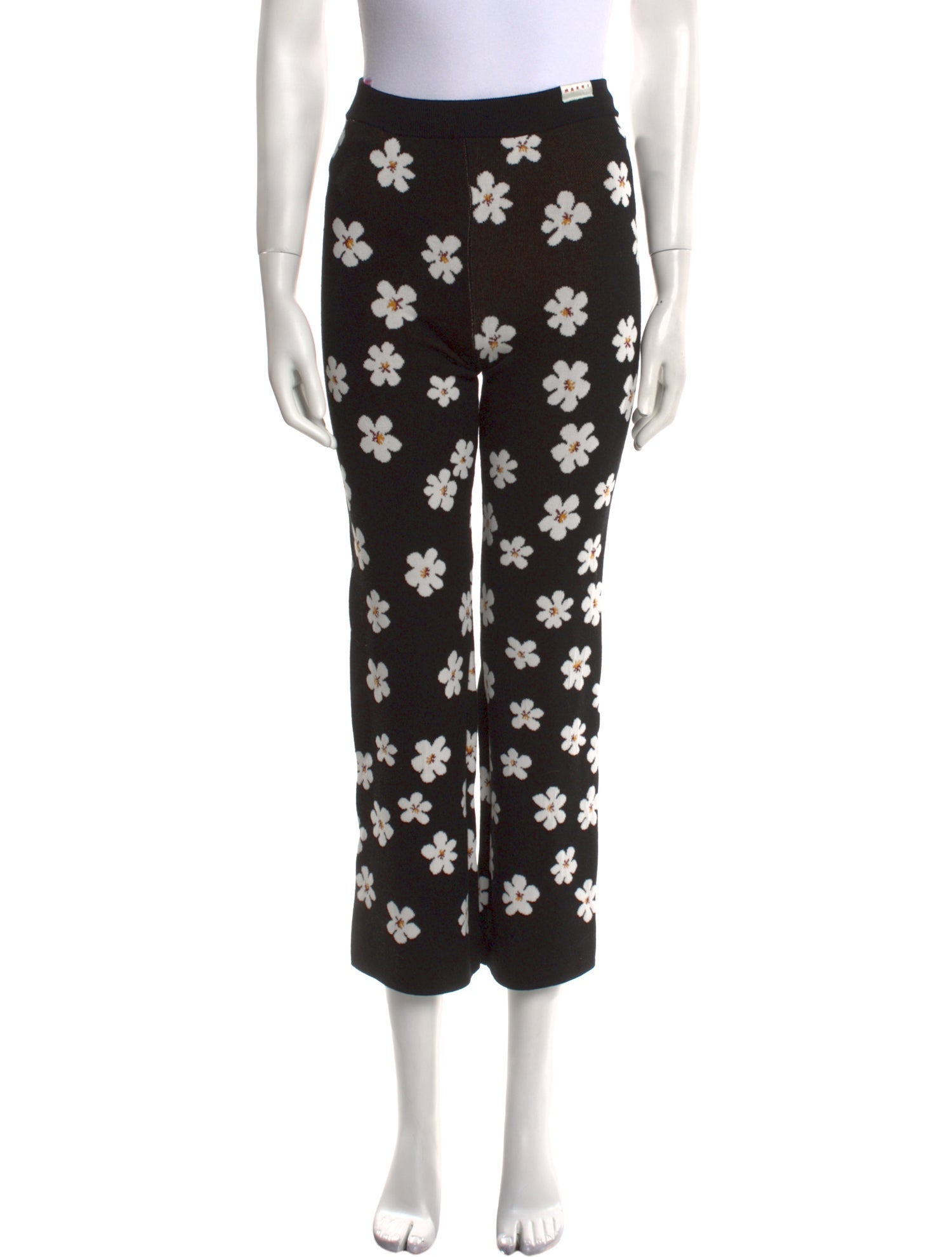 Marni Floral Print Straight Leg Pants w/ Tags