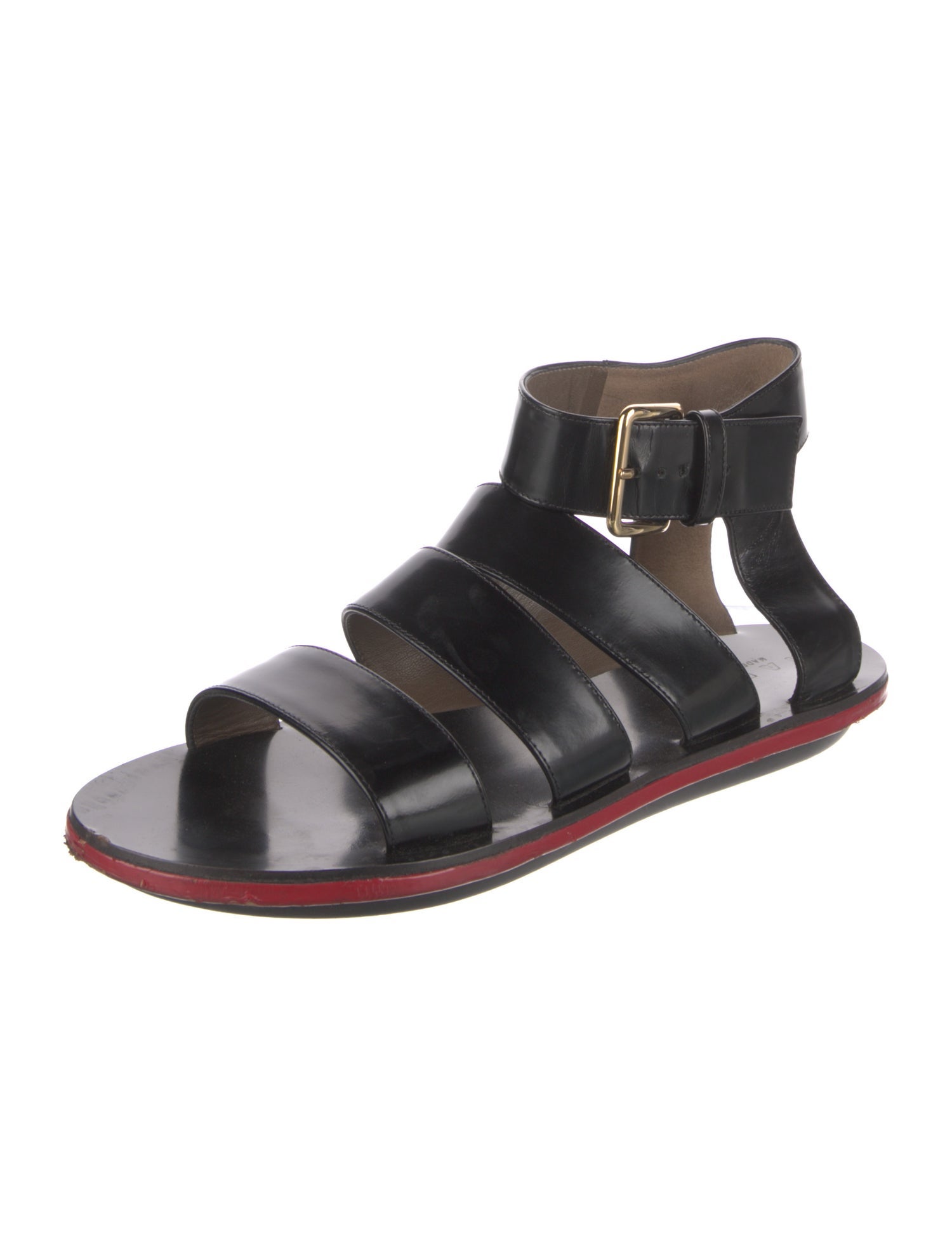 Marni Patent Leather Gladiator Sandals