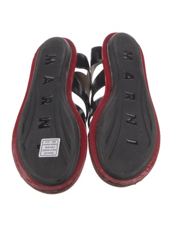 Marni Patent Leather Gladiator Sandals
