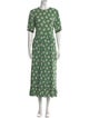 Marni Floral Print Long Dress