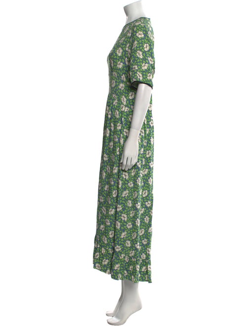 Marni Floral Print Long Dress