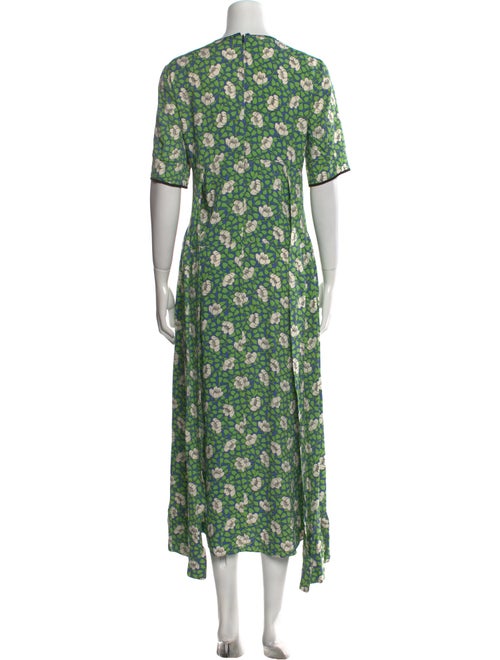 Marni Floral Print Long Dress