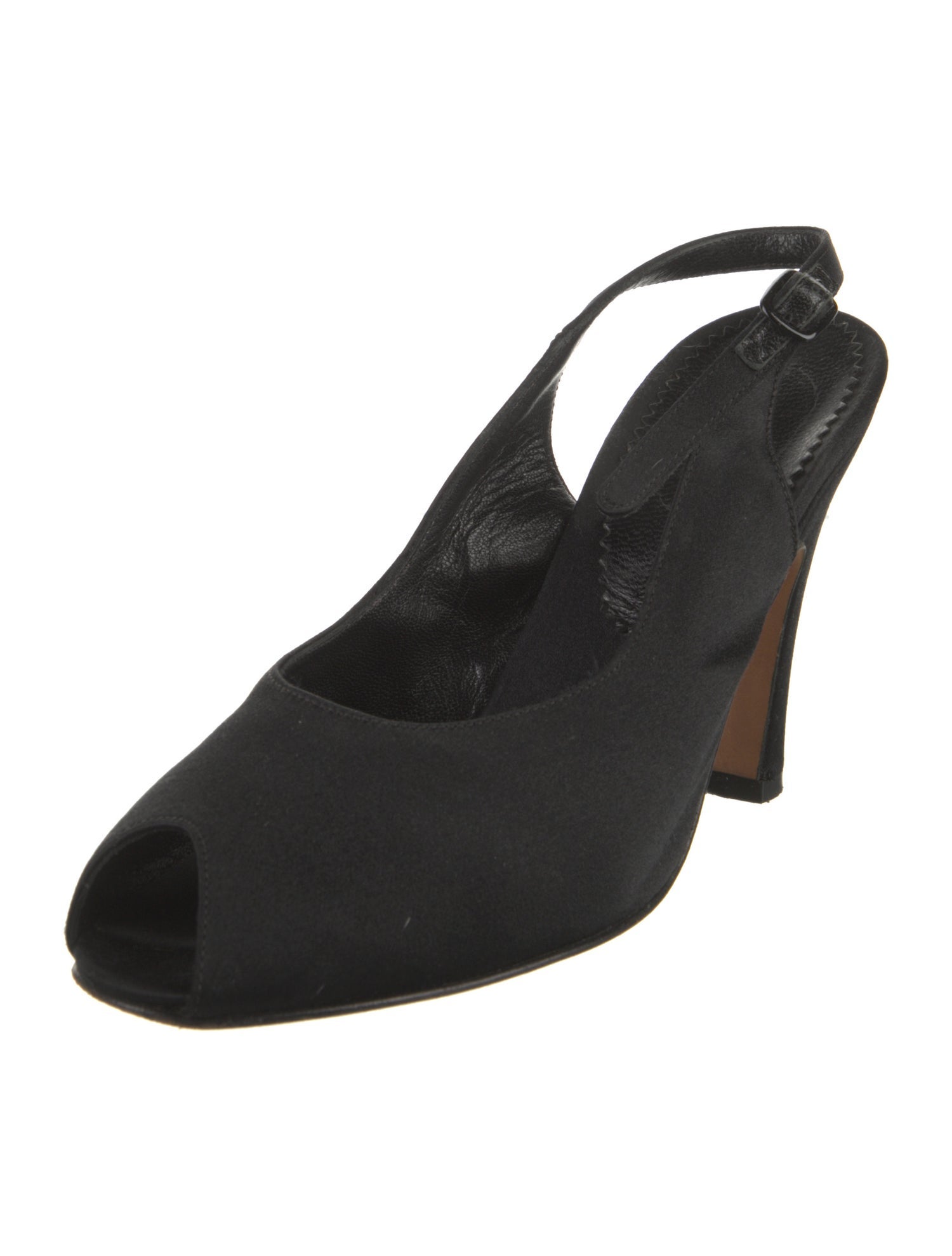 Marni Satin Slingback Pumps