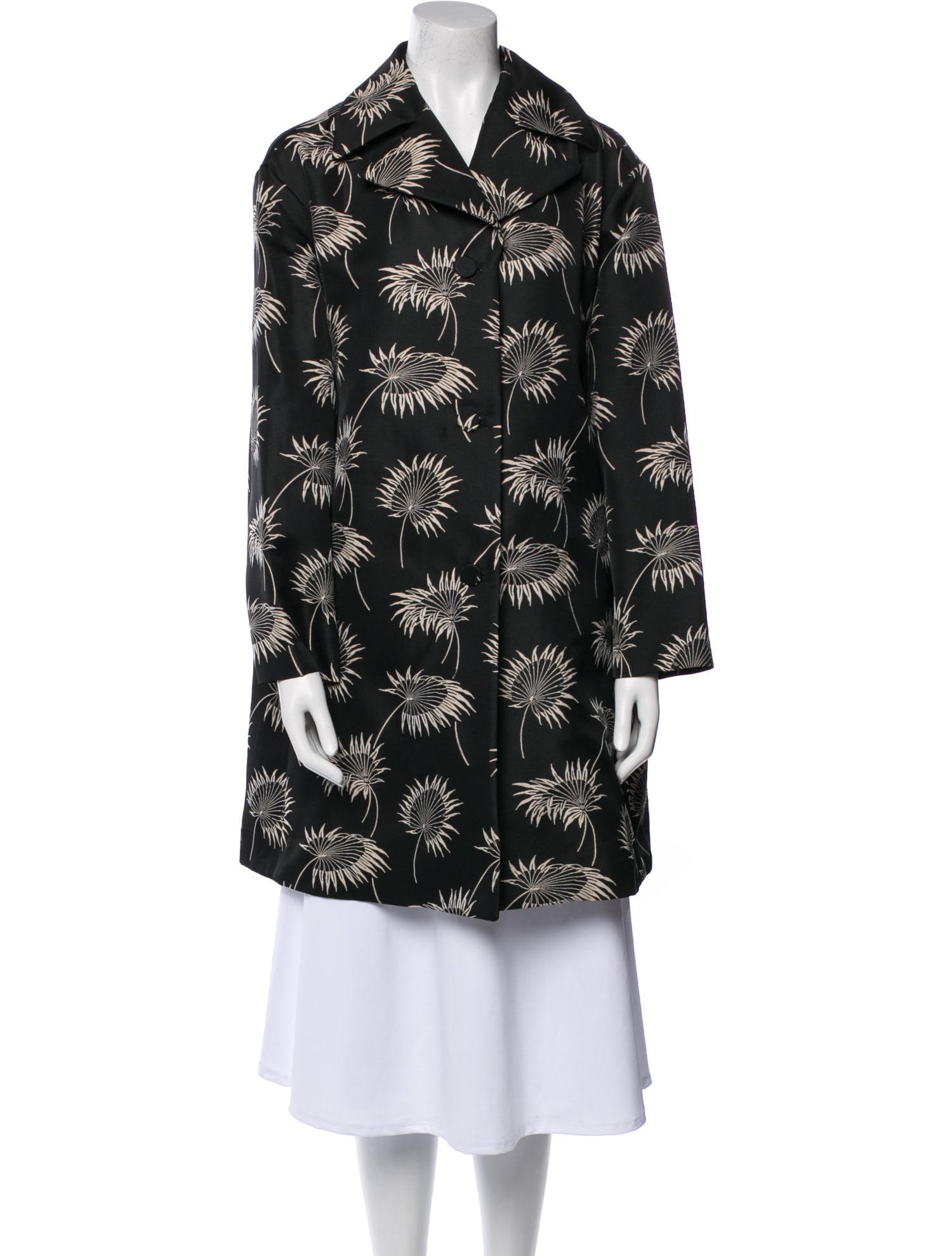 Marni Floral Print Trench Coat