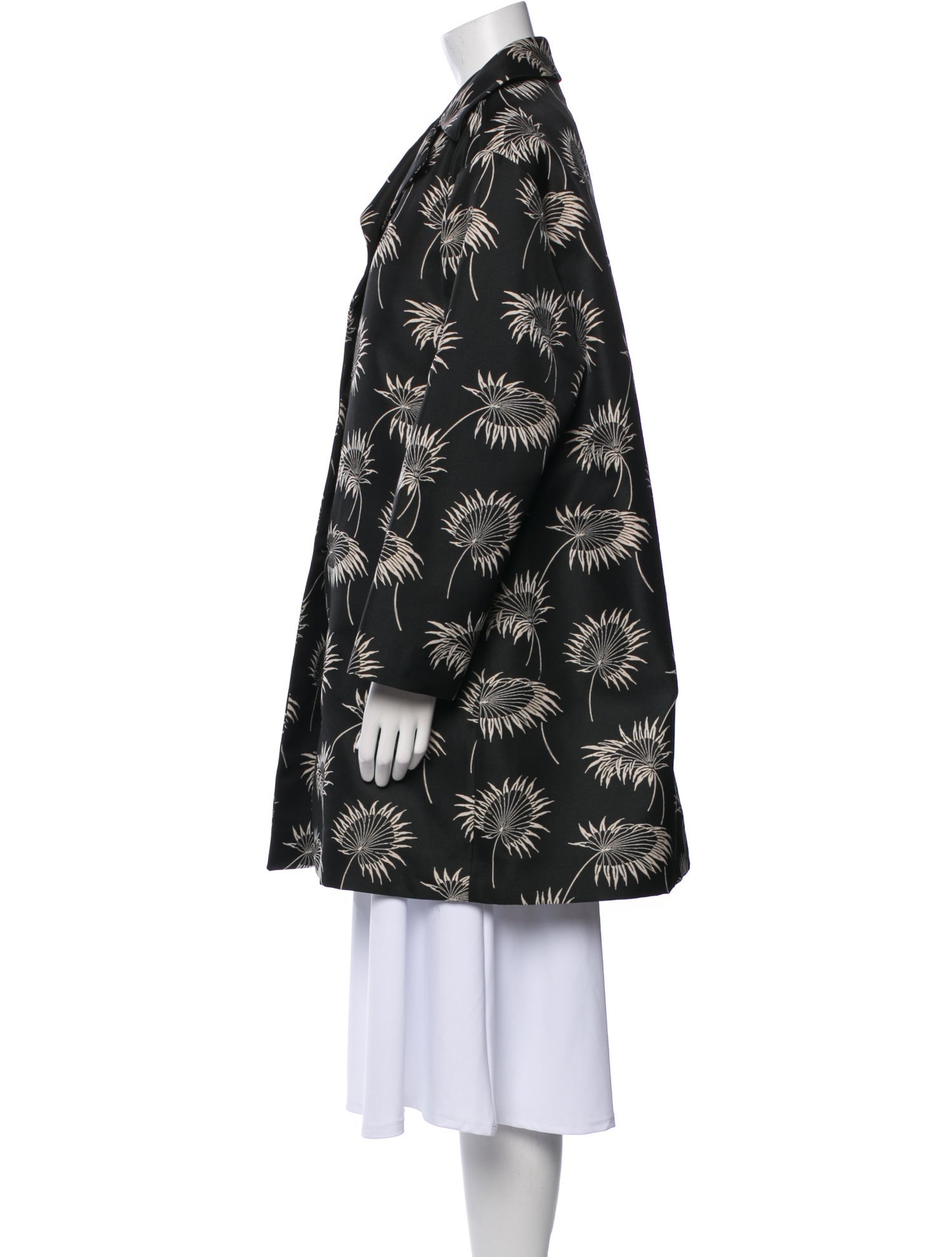 Marni Floral Print Trench Coat