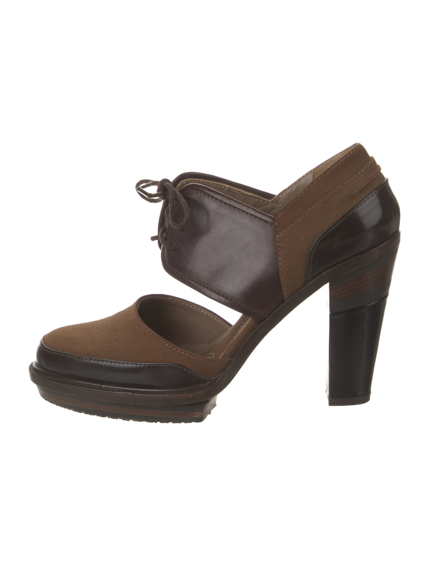 Marni Leather D'Orsay Pumps