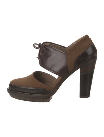 Marni Leather D'Orsay Pumps