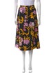 Marni Floral Print Knee-Length Skirt