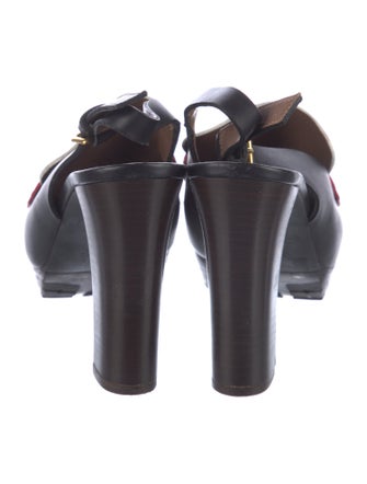 Marni Leather Slingback Pumps